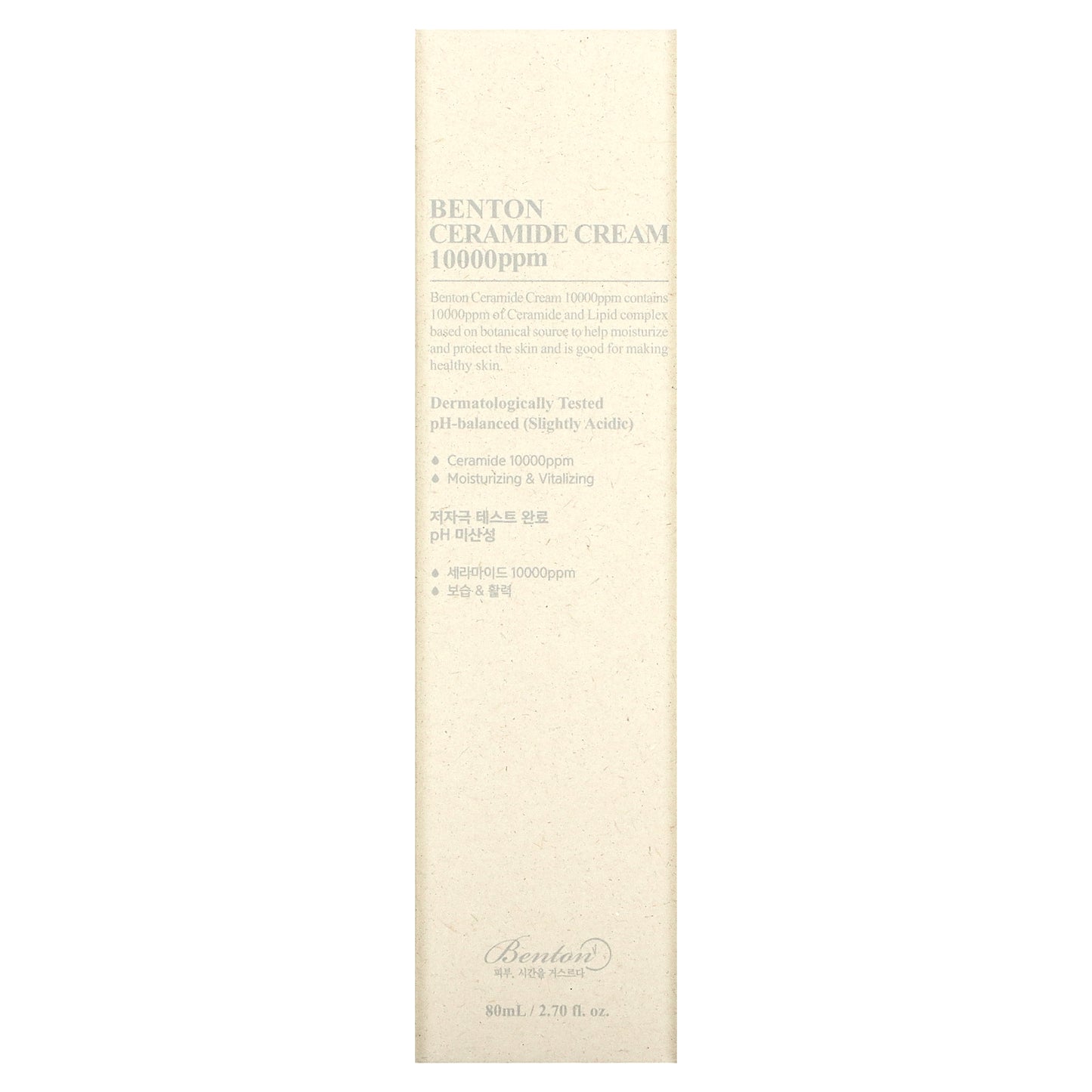 Benton, Ceramide Cream 10000 ppm, 2.7 fl oz (80 ml)