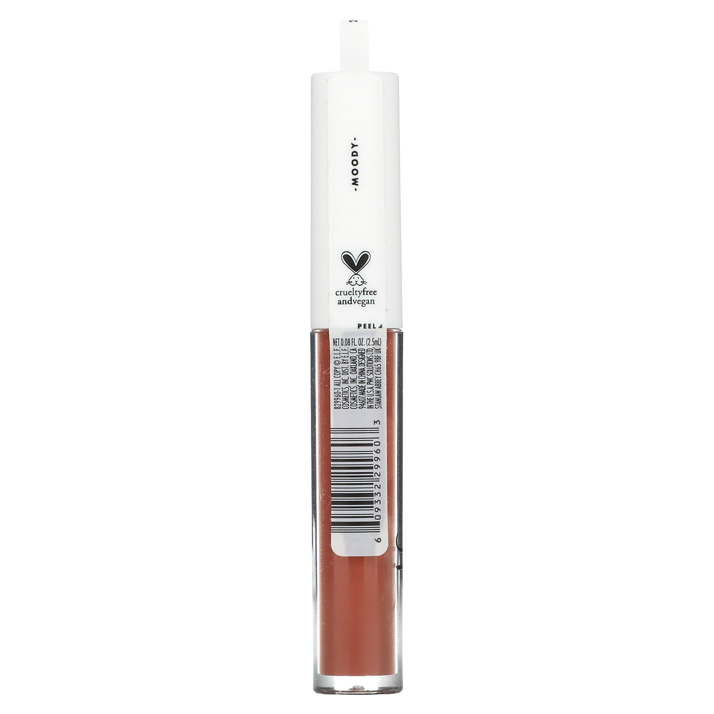 E.L.F., Lip Lacquer, Moody, 0.08 fl oz (2.5 ml)