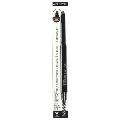 wet n wild, Ultimate Brow, Retractable Brow Pencil, 626A Ash Brown, 0.007 oz (0.2 g)