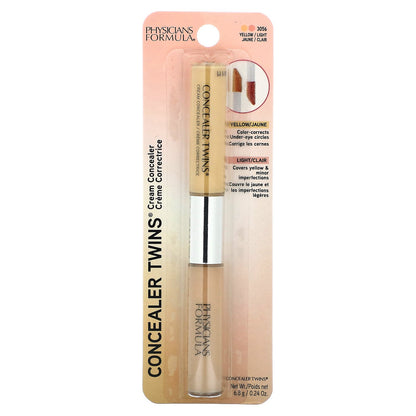 Physicians Formula, Concealer Twins Cream Concealer, 3056 Yellow/Light, 0.24 oz (6.8 g)