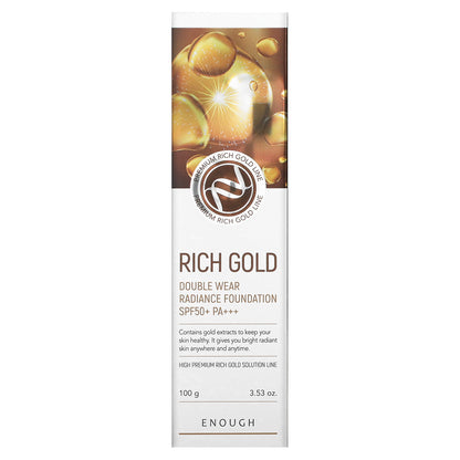 Enough, Rich Gold, Double Wear Radiance Foundation, SPF 50+ PA+++, #21, 3.53 oz (100 g)