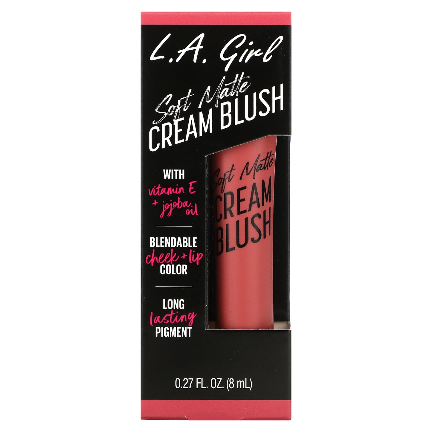 L.A. Girl, Soft Matte Cream Blush, GBL444 Kiss Up, 0.27 fl oz (8 ml)