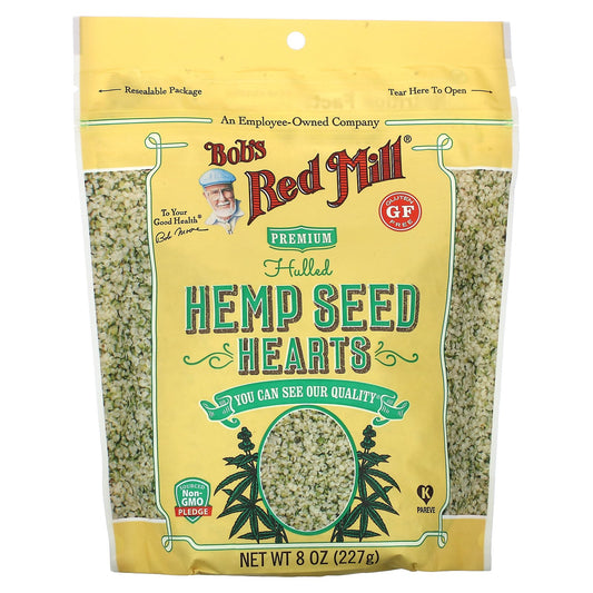 Bob's Red Mill, Hulled Hemp Seed Hearts, 8 oz (227 g)