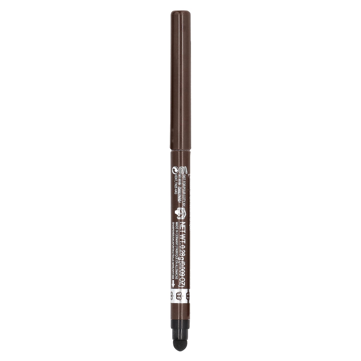 Rimmel London, Exaggerate Waterproof Eye Definer, 212 Rich Brown, 0.009 oz (0.28 g)