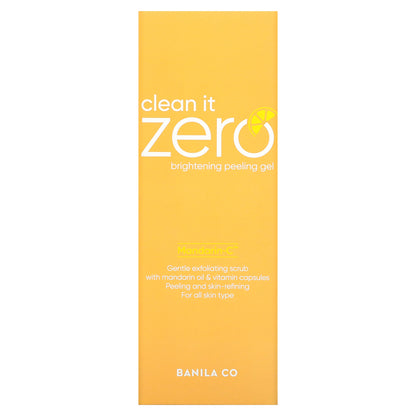 Banila Co, Clean It Zero, Brightening Peeling Gel, For All Skin Type, 4.05 fl oz (120 ml)