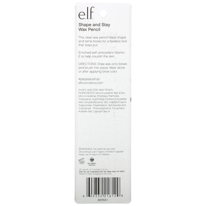 E.L.F., Shape and Stay Wax Pencil, Clear, 0.04 oz (1.4 g)