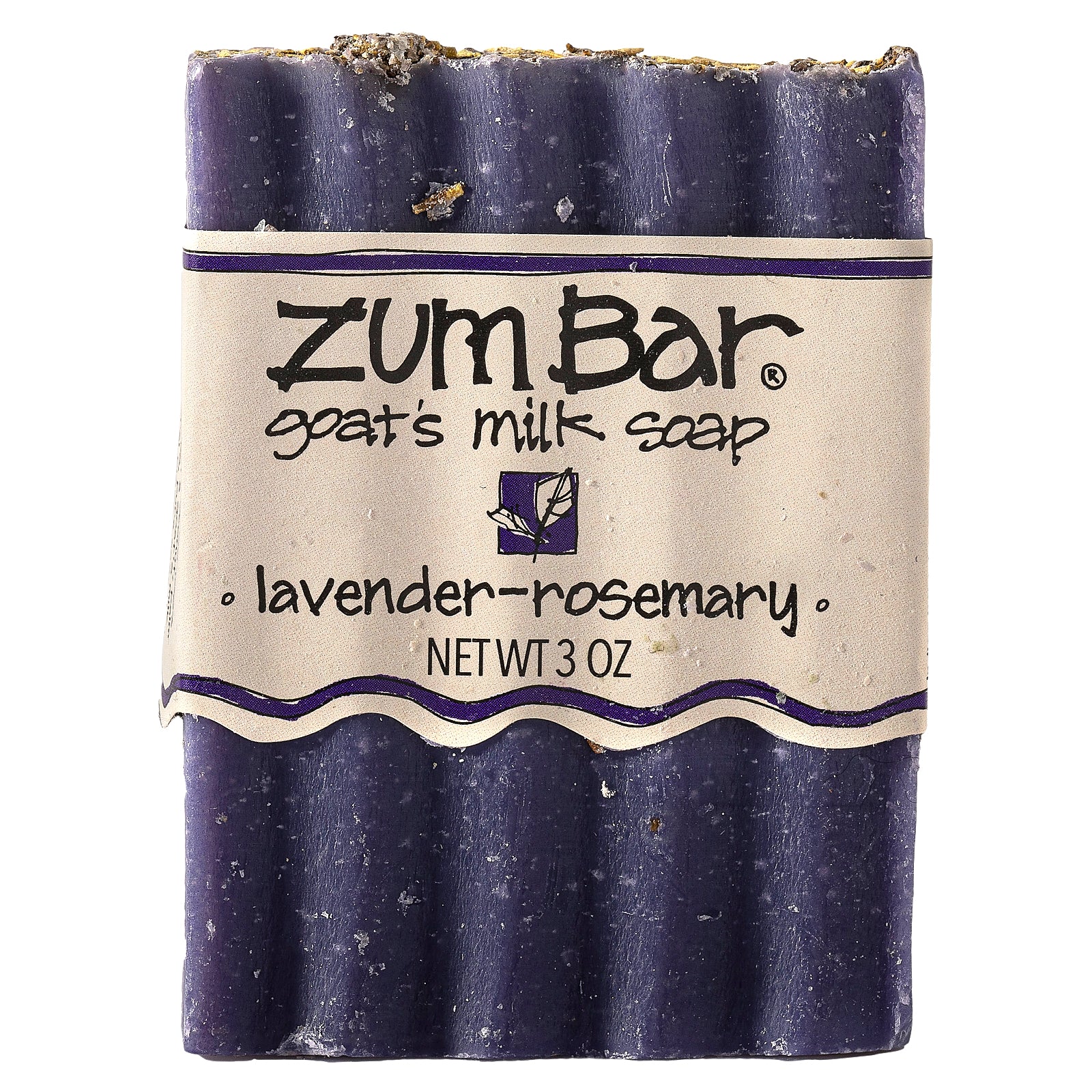 ZUM, Zum Bar, Goat's Milk Soap, Lavender-Rosemary, 3 oz