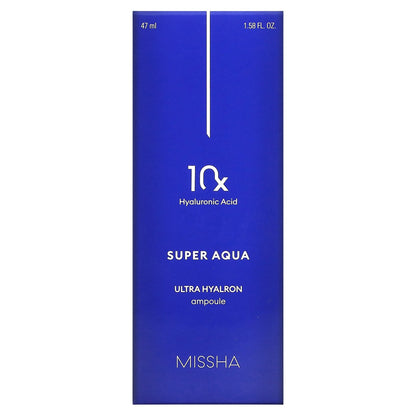 Missha, Super Aqua, Ultra Hyalron Ampoule, 1.58 fl oz (47 ml)