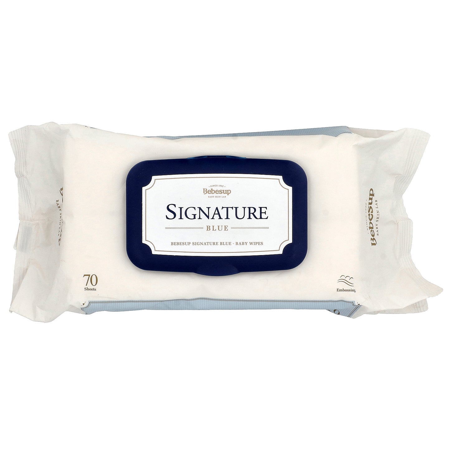 Bebesup, Baby Wipes, Signature Blue, 70 Sheets