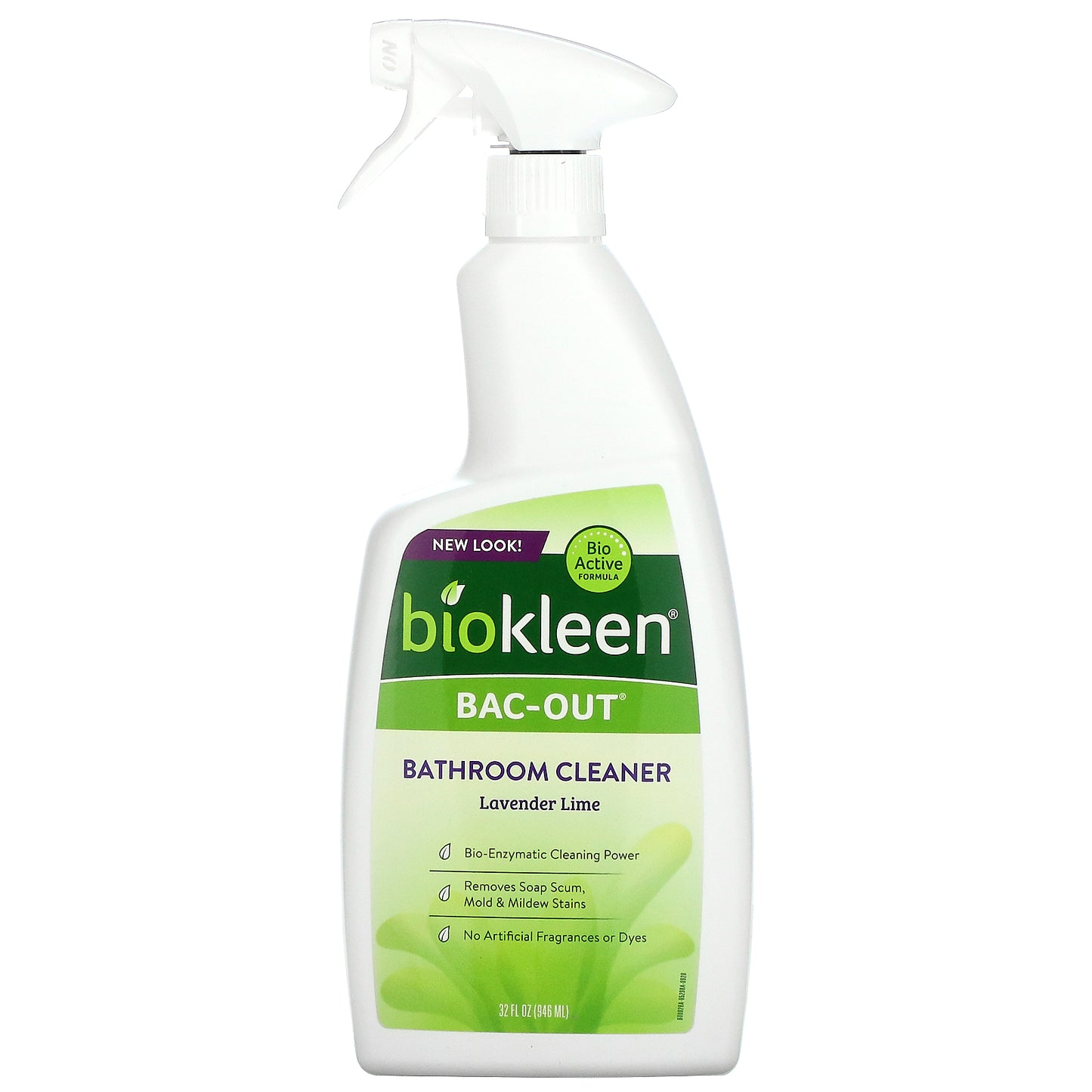 Biokleen, Bac Out, Bathroom Cleaner, Lavender Lime, 32 fl oz (946 ml)