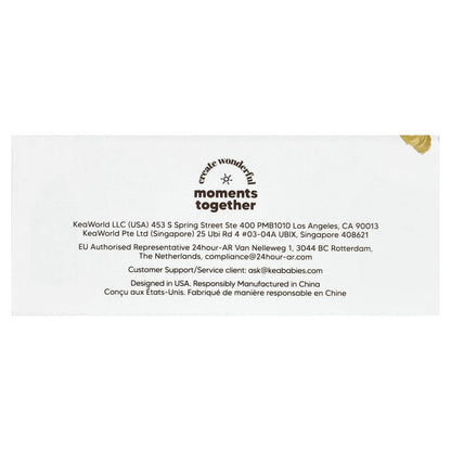 KeaBabies, Baby Hair Brush and Comb Set, Dark Walnut, 3 Piece Set