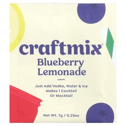 Craftmix, Blueberry Lemonade, 12 Packets, 0.25 oz (7 g) Each
