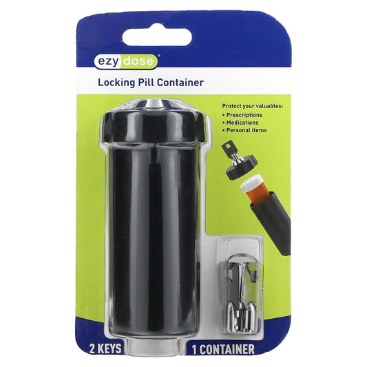 Ezy Dose, Locking Pill Container, 1 Set