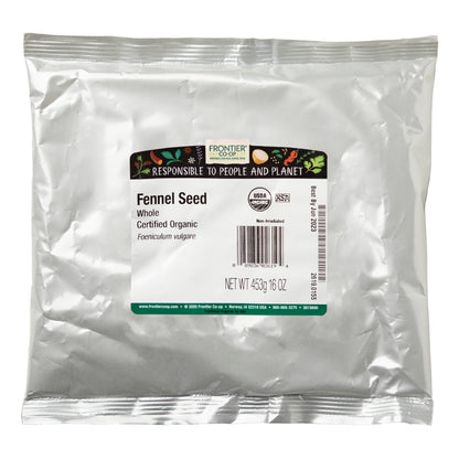 Frontier Co-op, Organic Whole Fennel Seed, 16 oz (453 g)