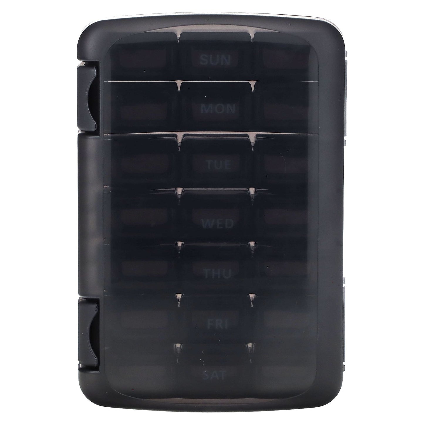 Ezy Dose, Weekly 3X/Day Pill Organizer with Case, Black, 1 Count