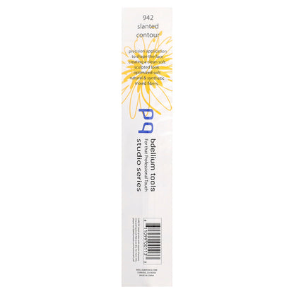 Bdellium Tools, Studio Series, Slanted Contour Brush, Face 942, 1 Brush