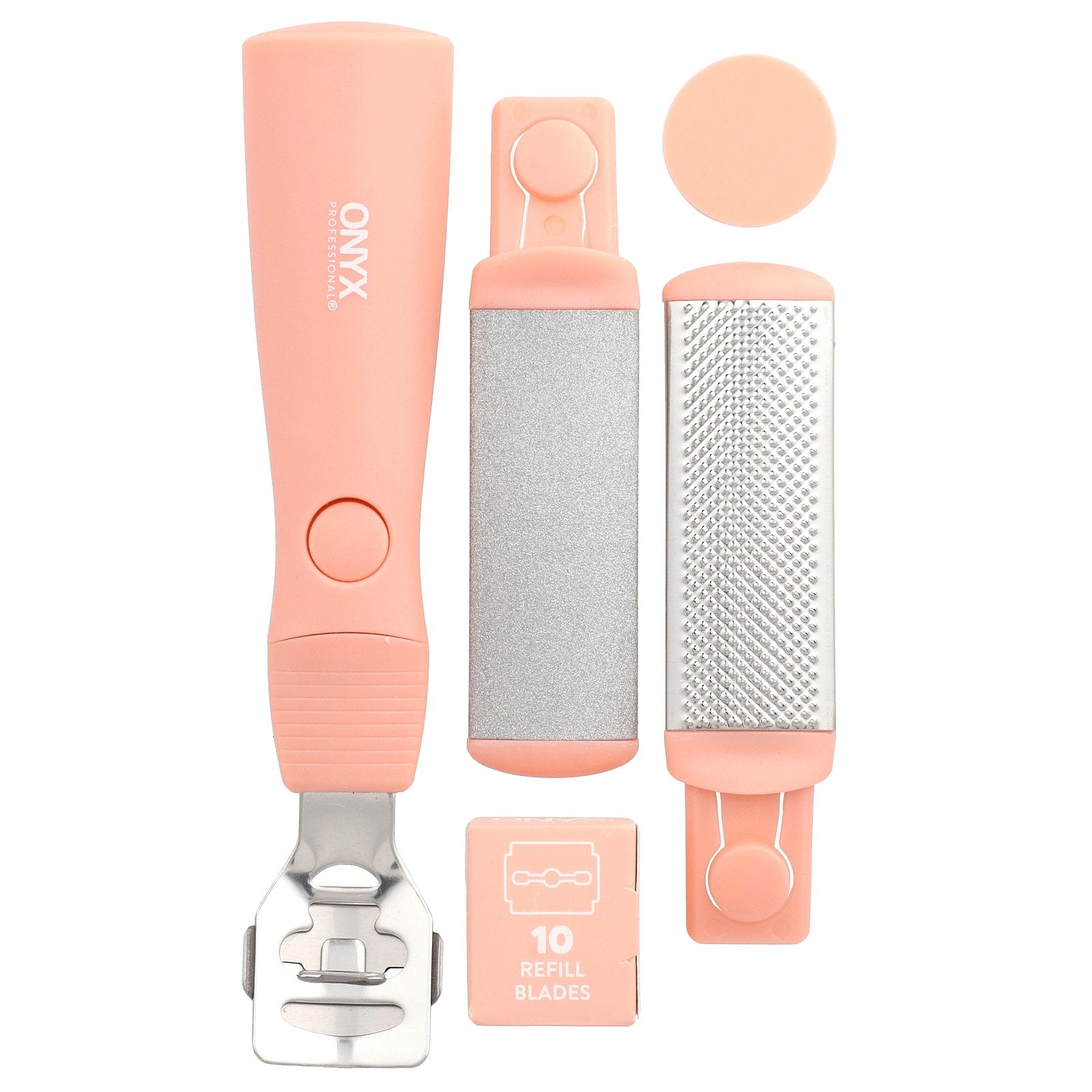 Onyx Professional, 3 Step Miracle, 3-In-1 Complete Callus Fix , 4 Piece Kit