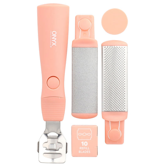 Onyx Professional, 3 Step Miracle, 3-In-1 Complete Callus Fix , 4 Piece Kit