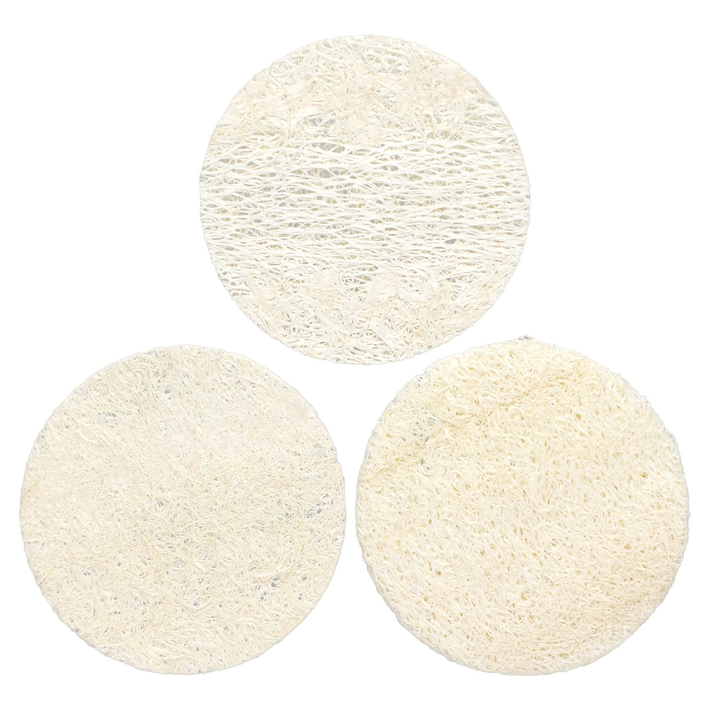 Earth Therapeutics, Basics, Loofah Complexion Pads, 3 Pads