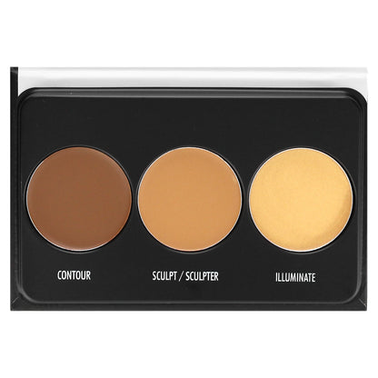 Black Radiance, True Complexion, Creme Contour Palette, 8322 Light To Medium, 0.26 oz (7.5 g)