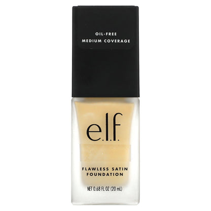 E.L.F., Flawless Satin Foundation, Light Ivory, 0.68 fl oz (20 ml)