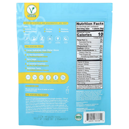 Venture Pal, Hydration Boost, Electrolyte Drink Mix, Pineapple, 16 Stick Packs, 0.32 oz (9 g) Each