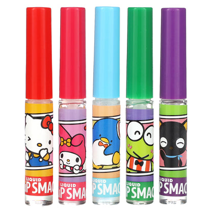 Lip Smacker, Hello Kitty And Friends, Liquid Lip Gloss, Best Flavor Forever, 5 Pack, 0.45 fl oz (14 ml)