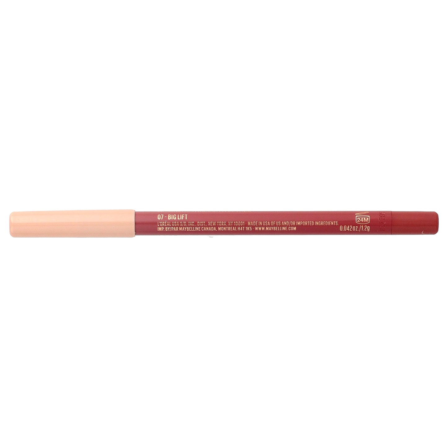 Maybelline, Lifter Liner, Lip Pencil, 07 Big Lift, 0.042 oz (1.2 g)