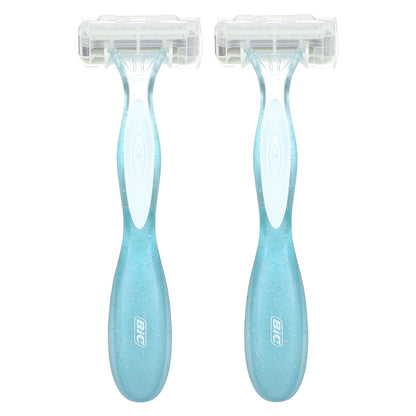 BIC, EasyRinse, Women's Disposable Razors, 2 Razors