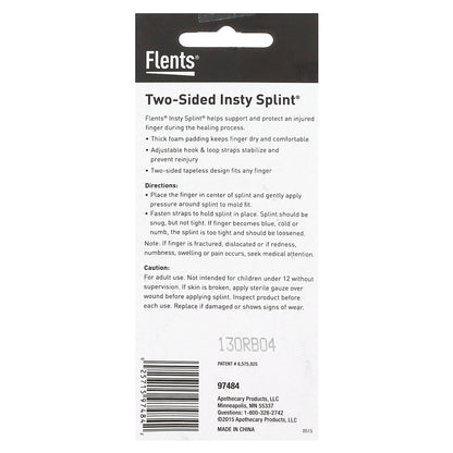 Flents, Two-Sided Insty Splint, L, 1 Finger Splint