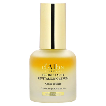 d'Alba, White Truffle Double Layer Revitalizing Serum, 1.01 fl oz (30 ml)