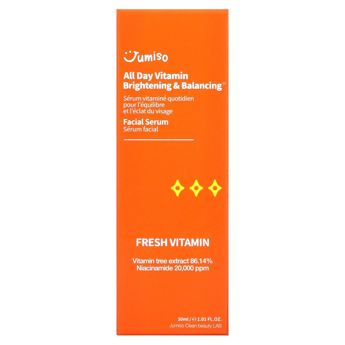 Jumiso, All Day Vitamin Brightening & Balancing Facial Serum, 1.01 fl oz (30 ml)