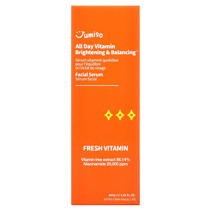 Jumiso, All Day Vitamin Brightening & Balancing Facial Serum, 1.01 fl oz (30 ml)