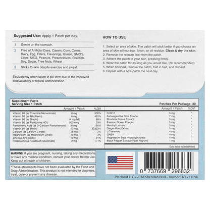 PatchAid, Relax & Unwind Patch, 30 Patches