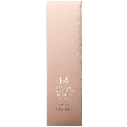 Missha, M Signature Real Complete BB Cream, SPF 25/PA++, No.13 Light Milky Beige, 1.58 oz (45 g)