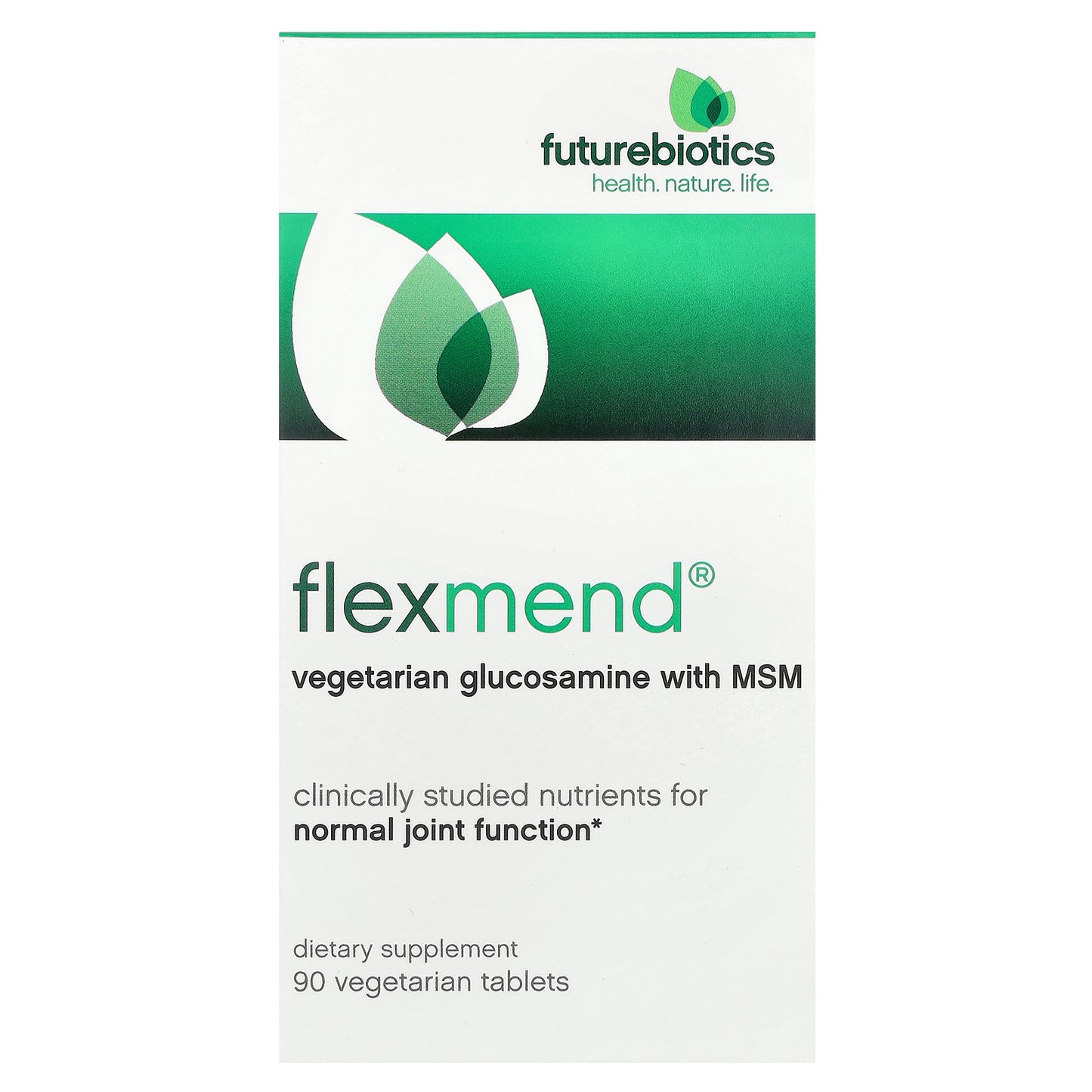 Futurebiotics, FlexMend®, Vegetarian Glucosamine with MSM, 90 Vegetarian Tablets