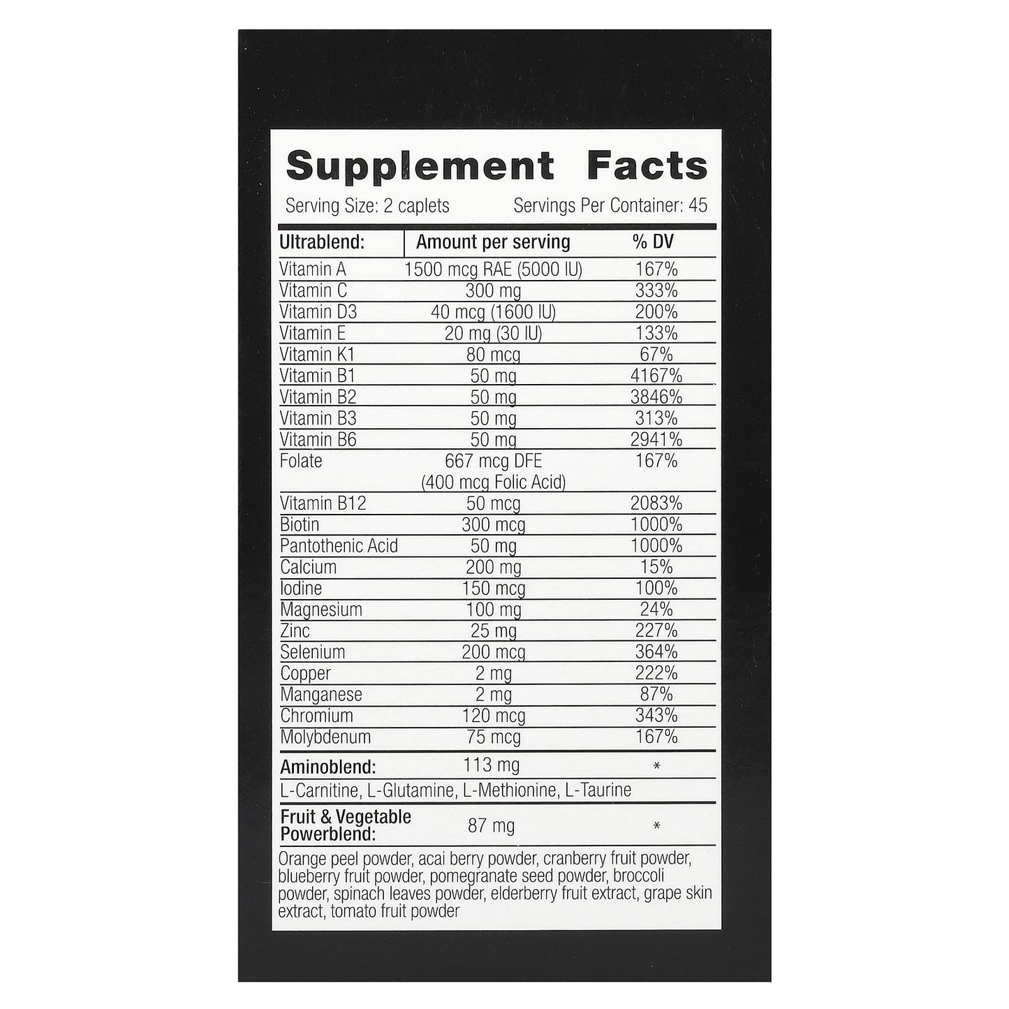 Vplab, Ultra Men’s Sport Multivitamin Formula, 90 Caplets