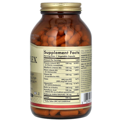 Solgar, B-Complex "100", 250 Vegetable Capsules