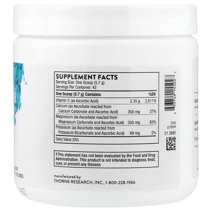 Thorne, Vitamin C, High Potency, 8.47 oz (240 g)