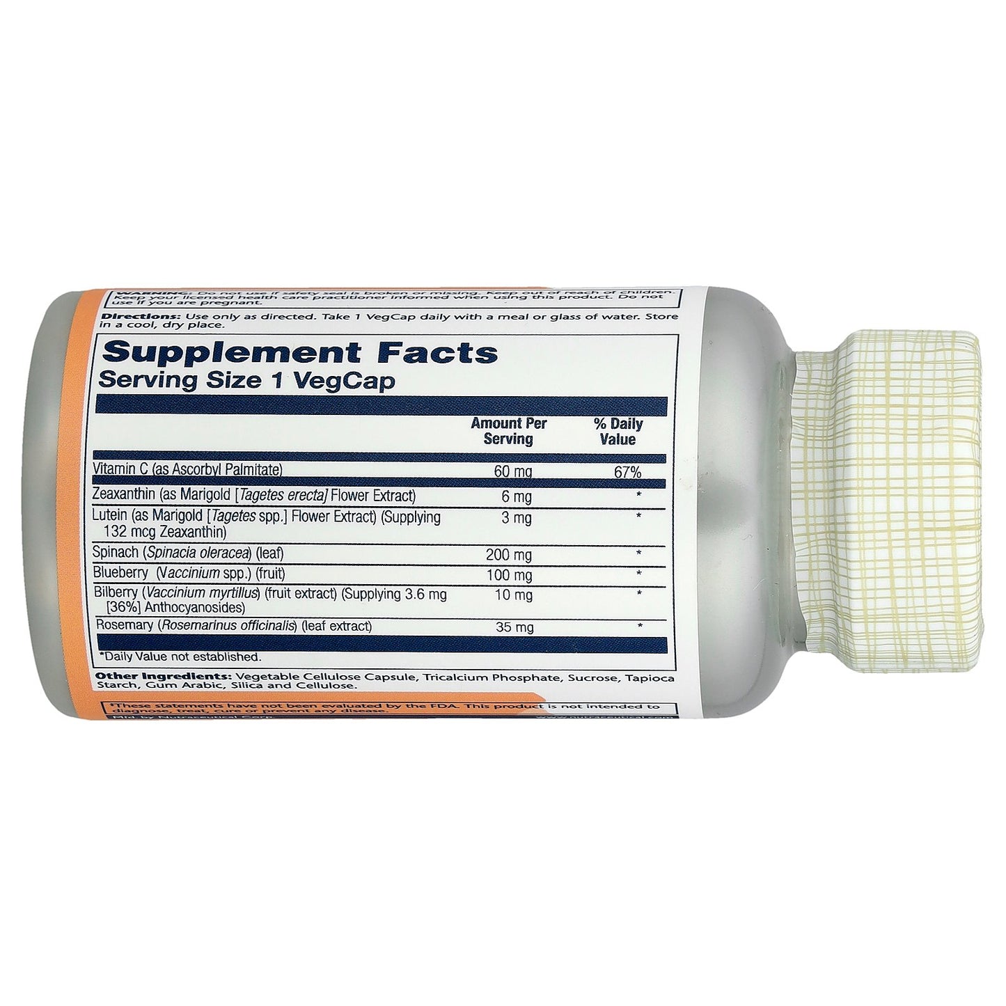 Solaray, Ultra Zeaxanthin™, Eye Health Formula +  Lutein, 30 VegCaps