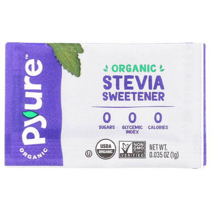 Pyure, Organic Granular Sweetener, Stevia, 80 Packets, 0.035 oz (1 g) Each