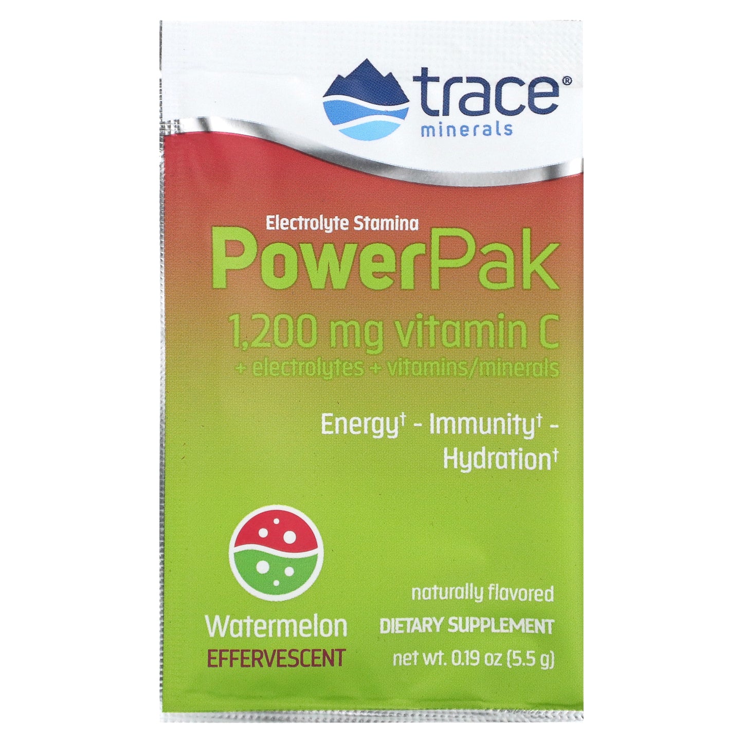 Trace, Power Pak, Watermelon, 30 Stick Packs, 0.22 oz (6.1 g) Each