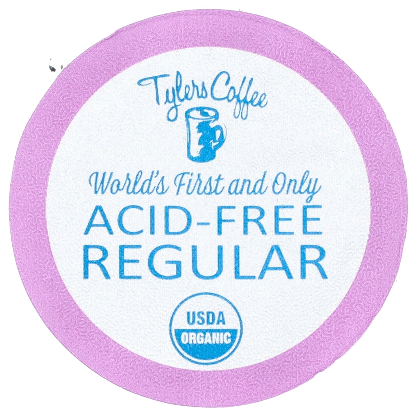 Tylers Coffees, Acid-Free Organic Coffee, Regular, 16 Coffee Pods, (8 g) Each