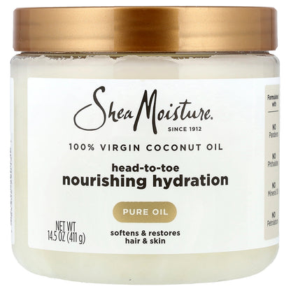 SheaMoisture, 100% Virgin Coconut Oil, 14.5 oz (411 g)