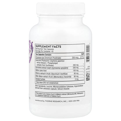 Thorne, Diabenil®, 90 Capsules