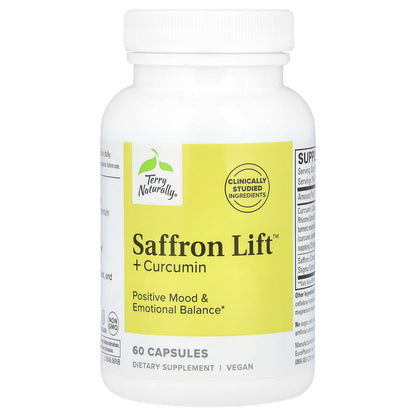 Terry Naturally, Saffron Life + Curcumin, 60 Capsules