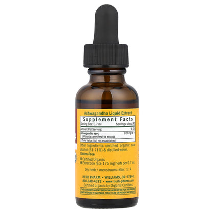 Herb Pharm, Ashwagandha, 1 fl oz (30 ml)