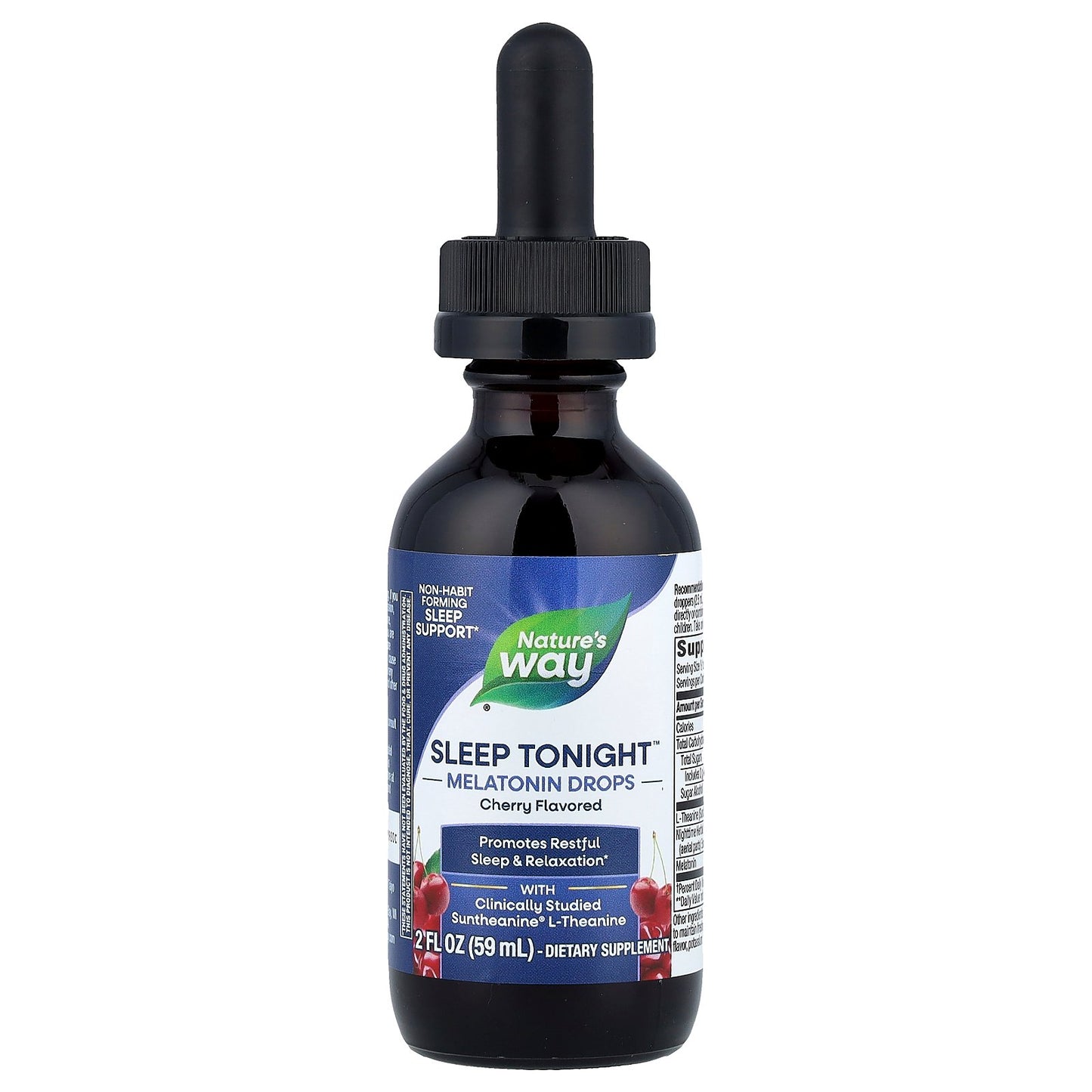 Nature's Way, Sleep Tonight™, Melatonin Drops, Cherry , 2 fl oz ( 59 ml)