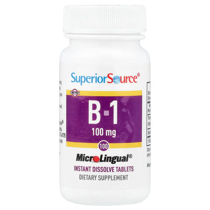 Superior Source, B-1, 100 Instant Dissolve Tablets