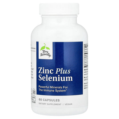 Terry Naturally, Zinc Plus Selenium, 60 Capsules